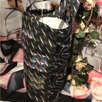 Tory Burch SWAN PRINT CANVAS TOTE BAG CURLY RIBBON SWAN NWT Photo 11