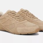 Vince  NWOB Mojave Suede Trainer Sneaker in Sand Trail Size 6 Photo 0