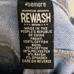 REWASH  women’s high rise blue jean distressed boho athletic joggers size 7 (28) Photo 6