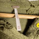 Free People Green Emmas Tie Henley Sweater Top Size XS Photo 7
