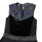 Rebecca Taylor NWT Velvet & Organza Floral Jumpsuit in Dark Violet Black 2 $525 Photo 6