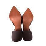 Linea Paolo Cache Burgundy Snakeskin Leather D’Orsay Pumps Women’s Size 5 NWOT Red Photo 7