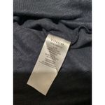 Vince Linen Blend Long Sleeve Crew Neck Top L G Navy Blue Casual Comfort Photo 4