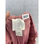 Joie  Women's Pull On Pants Solid Pink Size Small Straight Leg Elastic Waist Photo 4