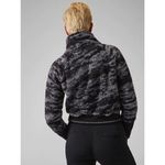 Athleta Tugga Sherpa Jacket Full Zip Fog Camp Black Camo Womens Plus Size 1x Photo 1