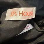 JJ's House JJ’s House A-line V-Neck Knee-Length Chiffon Lace Bridesmaid Dress Black sz 8 Photo 9