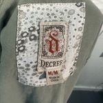 Decree  Jacket Green Zip Front Jacket Size Medium EUC Photo 8