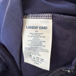 Lands' End | Navy Blue Square Neck Underwire Tankini | Size 14 adjustable straps Photo 5