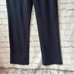 Chloe Kristyn Navy Blue High‎ Rise Pull On Business Casual Pants Size Medium Photo 4