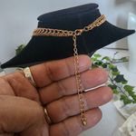 Gold Fashion Multi Layer Chain Necklace Butterfly Angel Purple Photo 4