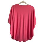 Catherines Women Tunic Top 3X Peach Crochet Detail Kimono Style Flowy Office Photo 2