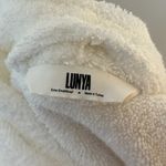 LUNYA Spa Terry Robe in Sincere White Size X Photo 9