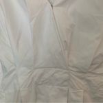 ZARA  White Coastal Preppy Poplin Wrap Mini Dress Small Photo 11