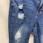 Wax Jean Women's Distressed Blue Denim Skinny Jeans Size 16 Photo 1