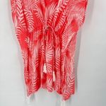 Cleobella Dreamy Sunset Palm Print Bright Pink CoverUp One Size Medium Large Photo 9