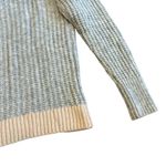 Banana Republic  Colorblock Thick Weave Sweater Pullover V-Neck Stretch Small Photo 8