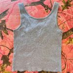John Galt new york grey ribbed tank top Photo 6