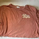 Billabong  Tropics Burnt Orange Tan Crop Top Photo 0