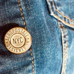 Aeropostale Aeropostal Medium Wash Denim Jacket Photo 8