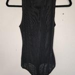 Free People NWOT  black turtle neck mesh bodysuit size xs Photo 0