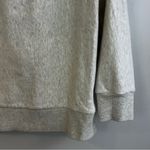 Theory Renika Mock Neck Heathered White/Grey Sweatshirt Size Tall Petite Photo 7
