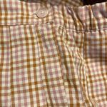Aerie New Pleated Mini Skirt Pink Brown Gingham Plaid Size XS $49.95 Preppy Photo 7
