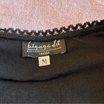 Biyaycda vintage dead stock black lace short sleeve top lined career size M Size M Photo 4