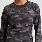 Athleta Triumph Printed Crewneck Sweatshirt Camouflage Gray Size Small NWT Photo 0