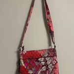 Vera Bradley  Bag Triple Zip Hipster Crossbody Bohemian Blooms Retired Print Red Photo 0