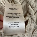 UGG  Cable Knit Cream Button Up Cardigan Sweater Size Small Photo 7