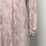 Susan Graver  Pink Snake Print Blouse Size Small LIKE NEW Photo 4