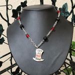 A.L.C. Wonderland Mad Hatter Necklace Neck Photo 8