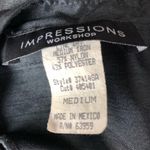 Impressions Vintage Sleeveless Black Shift Dress Size Medium Photo 2