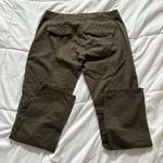 Talbots  Womens Size 6 Pants Modern Fit Zip Pockets Dark Green Zip Leg Photo 11