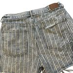 American Eagle  Outfitters Striped Denim 90s Boyfriend Shorts, Sz 8 Photo 9