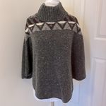 Joie  Ozora Nap Wool Mockneck Poncho Photo 1