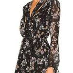 Nicole Miller N/Nicholas Floral Print Knee-Length Lace Insert Mini Dress Size 0 Photo 0