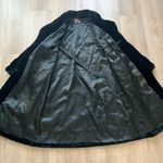 Hudson’s Detroit  Black Faux Fur Coat | Vintage Long Overcoat | Made in England S Photo 1