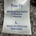 Free Fly Bamboo Sweatshirt Long Sleeve Top Relaxed Bateau Neck Hiking Taupe L Gray Size L Photo 2