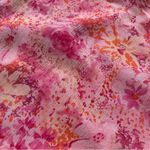 WD•NY Vintage Y2K WDNY Whimsical Mermaidcore Floral Silk Top Photo 5