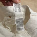 NWT Mother Superior High Waisted Tunnel Vision Cuff Fray Short White Size 27 Photo 7