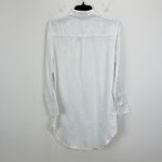 J.Crew Relaxed Fit Beach Long Tunic Shirt Linen Cotton White Resortwear XXS NWT Photo 10