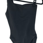 J.Crew Kay One-Piece In Classic Sculpt Swimsuit One Shoulder Black 4 Photo 0