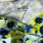 Aerie Ruched Swim Skirt NWT Floral Misty Sky Photo 5