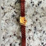 Disney Pooh Vintage Timex with Gold Accent Brown Photo 0