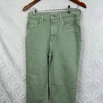 Everlane  The Original Cheeky Cropped‎ Green Straight Leg Denim Jeans Size 27 Photo 6