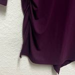 Betabrand Eggplant Purple Long Sleeve V Neck Top Size Medium Photo 8