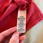 L.L.Bean  Women’s M Pullover Crew Neck Short Sleeve T Shirts Red And Green Photo 5