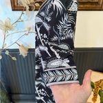 Gretchen Scott Designs Bordertown V Neck 3/4 Sleeve Dress ~ Size Small 🧡🍄 Black Size M Photo 3