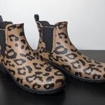 Hunter  Cheetah Print Waterproof Chelsea Rain Boot Photo 1